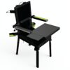 Ofyce™ - chair front left black green