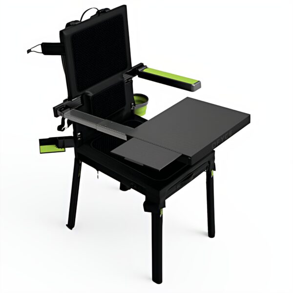 Ofyce™ - chair front left black green